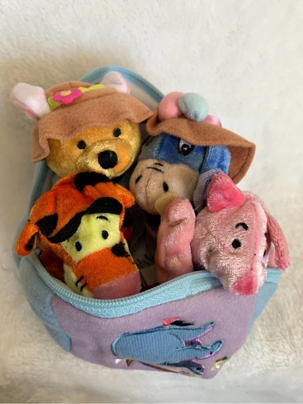 Like New! Disney store plush winner the Pooh and friends fingers muppets